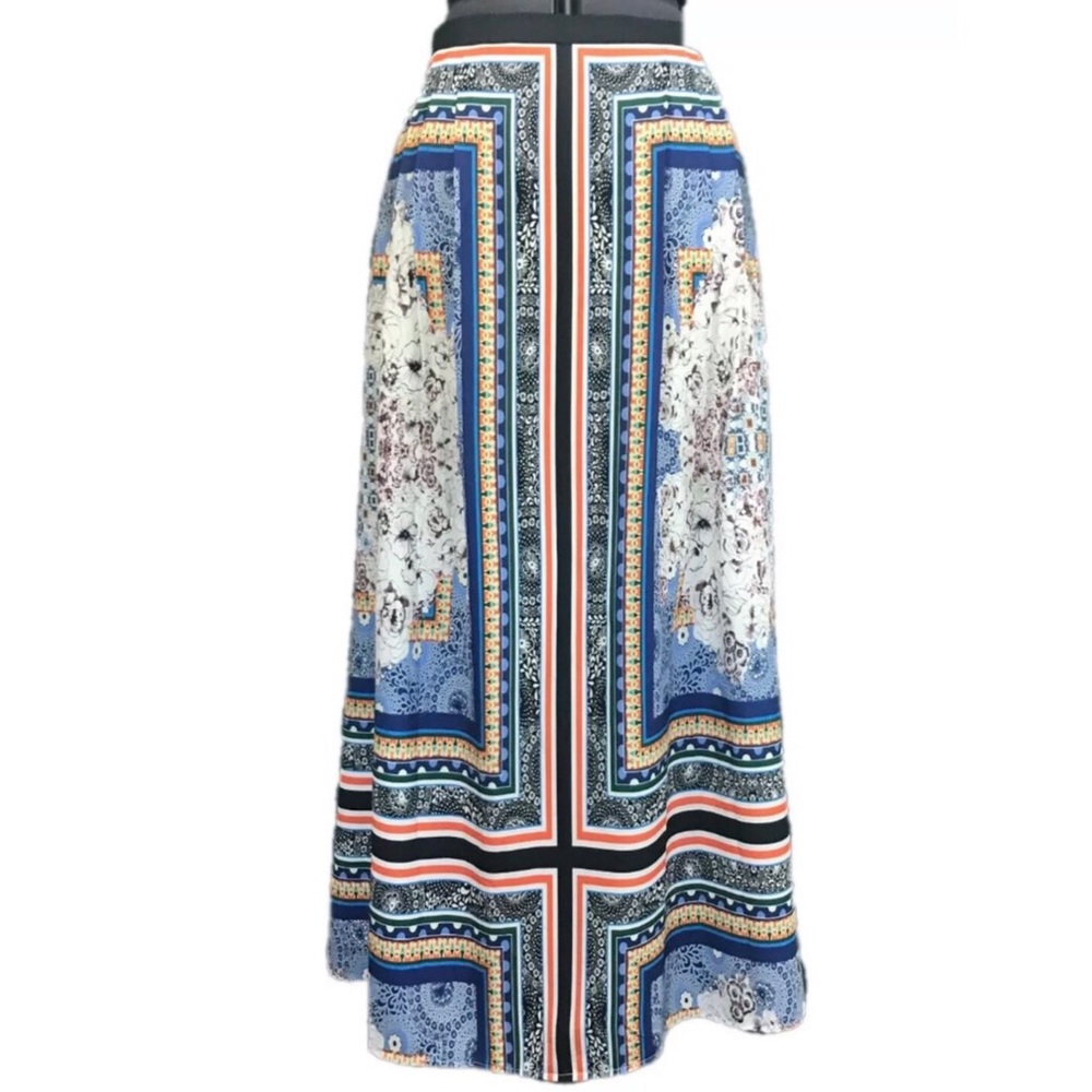 RANNA GiLL Araku Anthropologie Long Skirt XSP XS Petite Boho Bohemian Dress